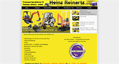 Desktop Screenshot of heinz-reinartz.de